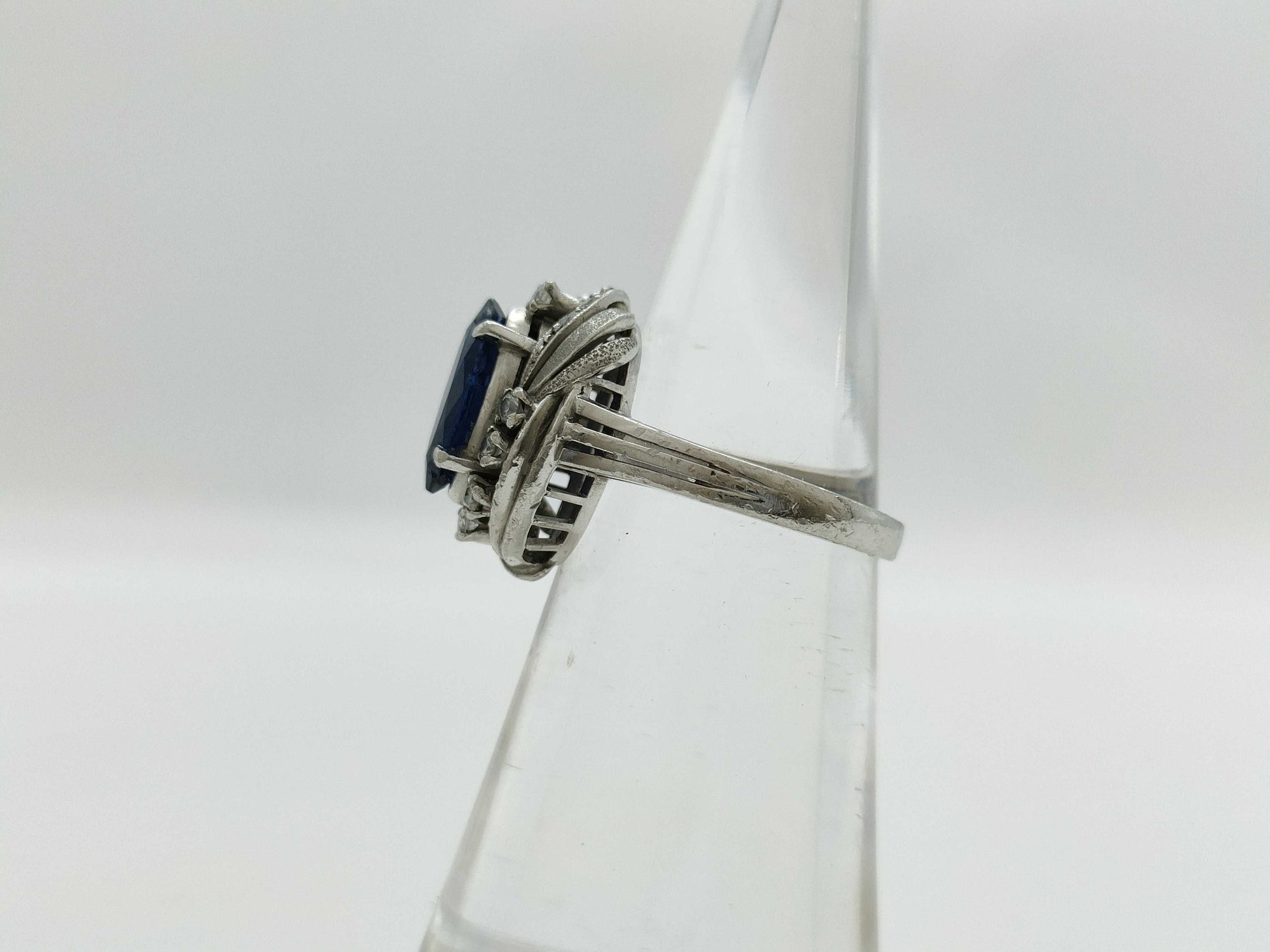 S1.10ct Diamond Pt900 5.7g Ring 