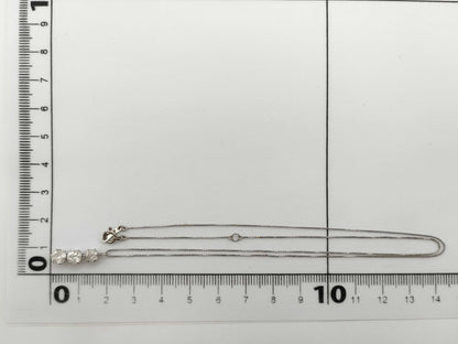 D1.0ct Pt900/850 2.0g Necklace 