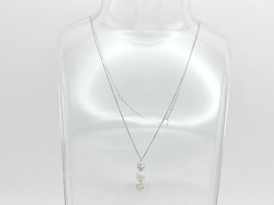 D1.0ct Pt900/850 2.0g Necklace 