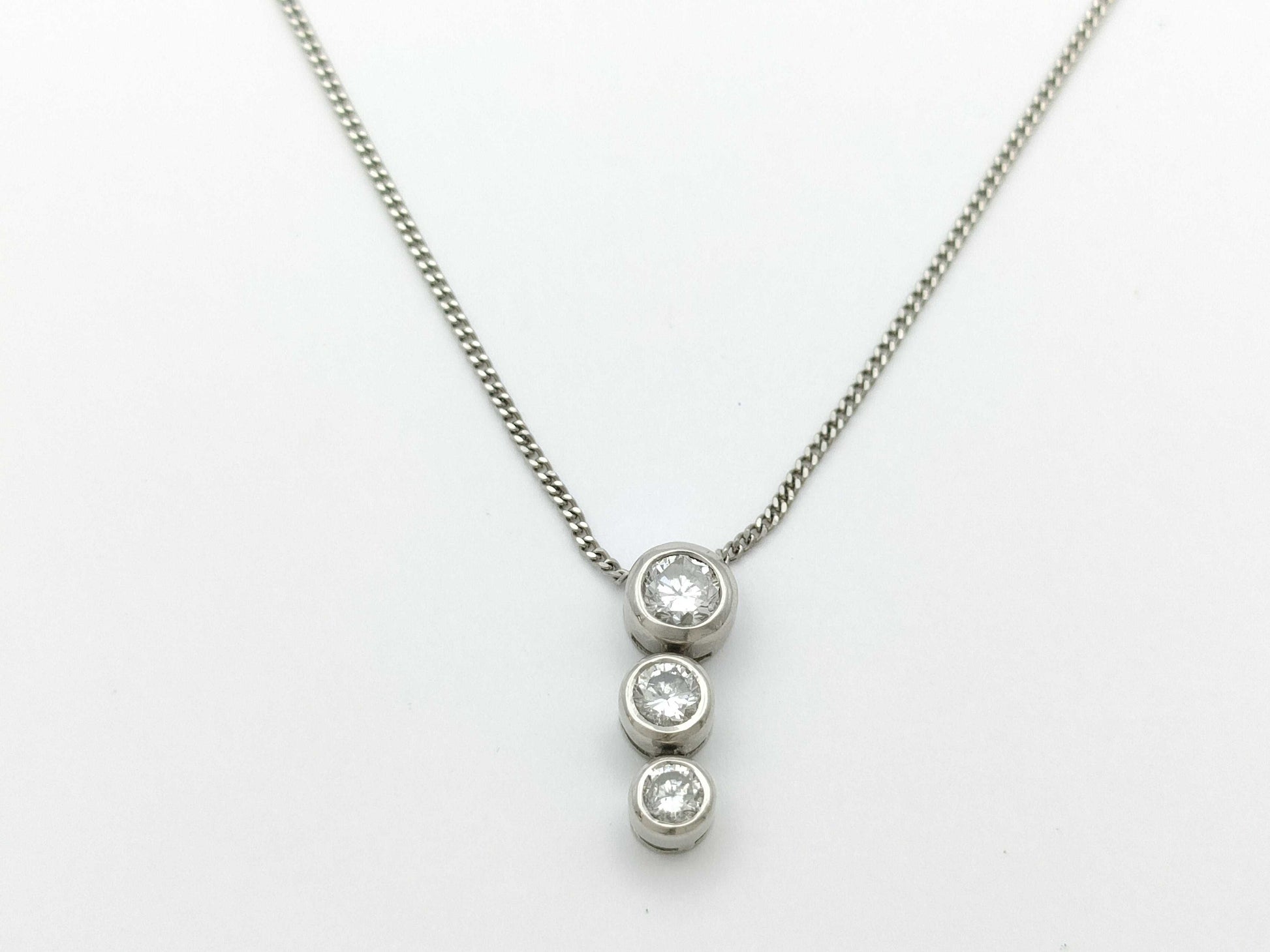 D0.50ct PT900/PT850 3.7g Necklace 