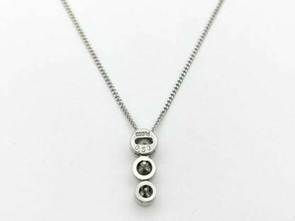 D0.50ct PT900/PT850 3.7g Necklace 