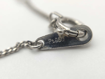D0.50ct PT900/PT850 3.7g Necklace 