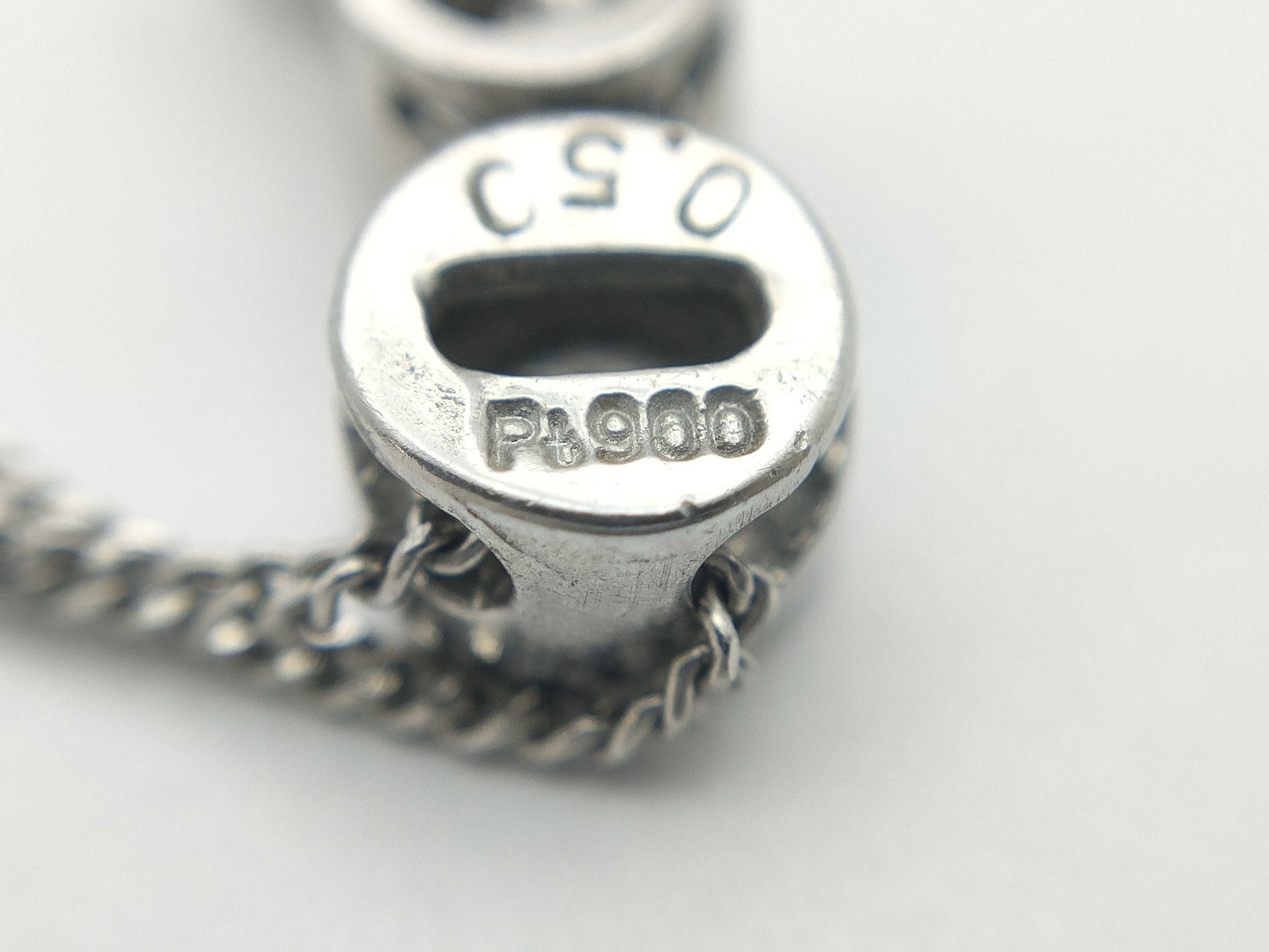 D0.50ct PT900/PT850 3.7g Necklace 