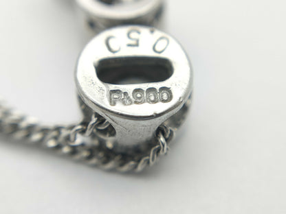 D0.50ct PT900/PT850 3.7g Necklace 