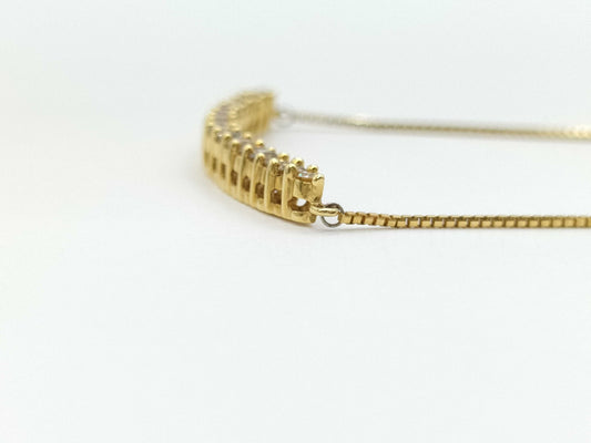 Diamond K18 3.5g Necklace 