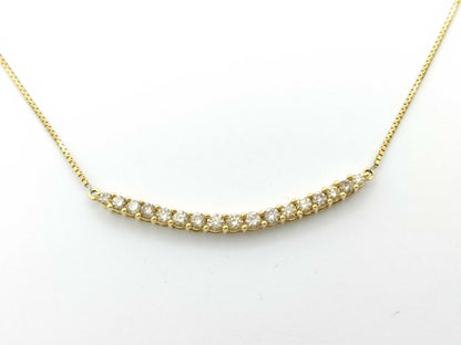 Diamond K18 3.5g Necklace 