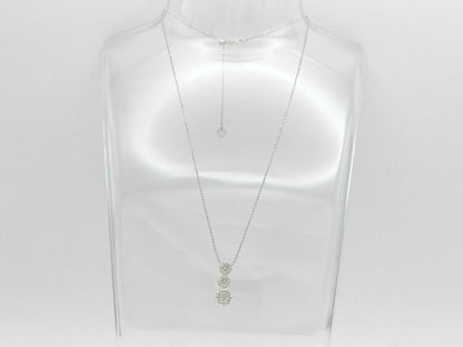 D0.50ct K18WG 3.6g Necklace 