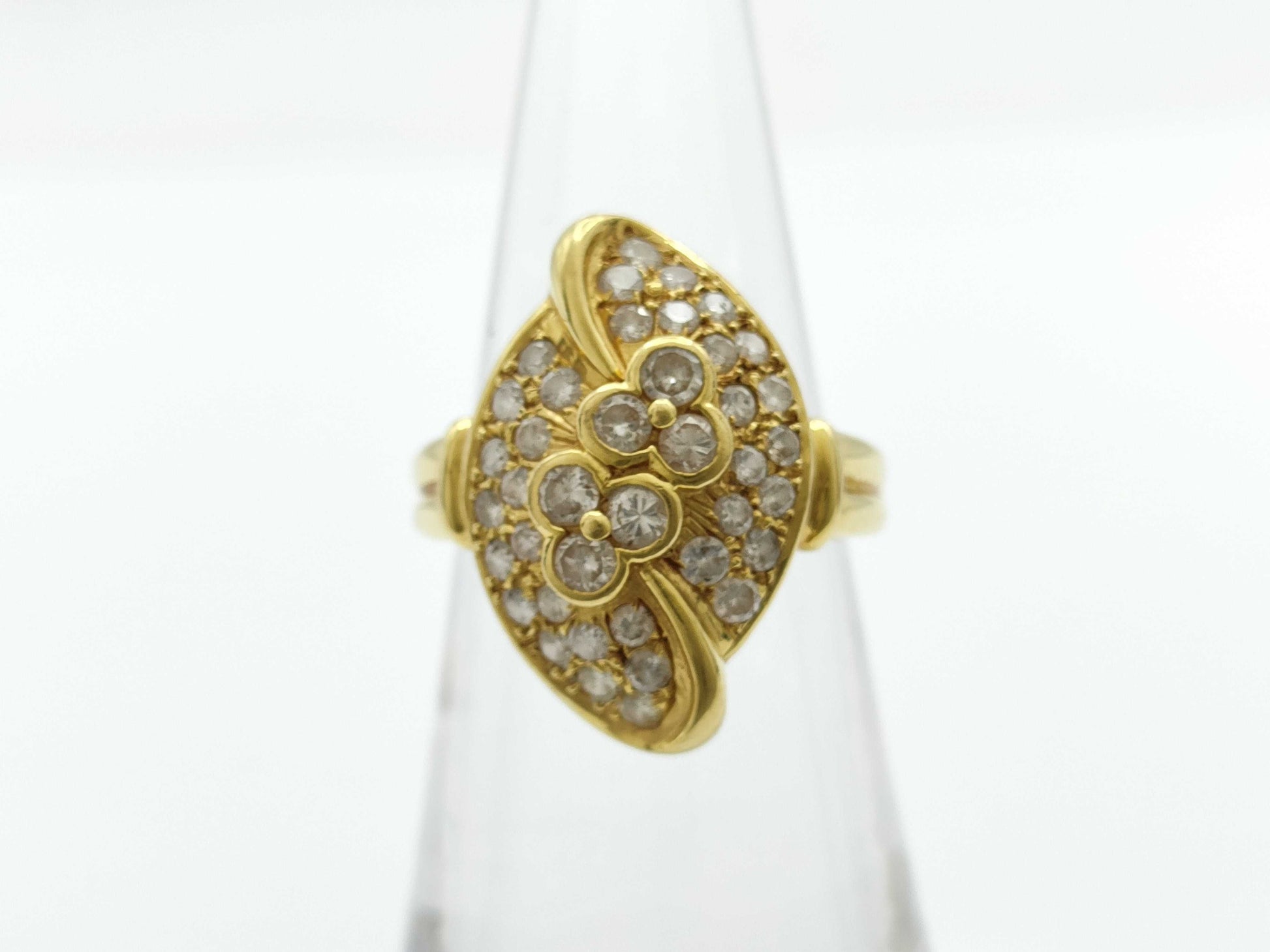 D1.02ct K18 6.7g Ring 