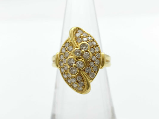 D1.02ct K18 6.7g Ring 