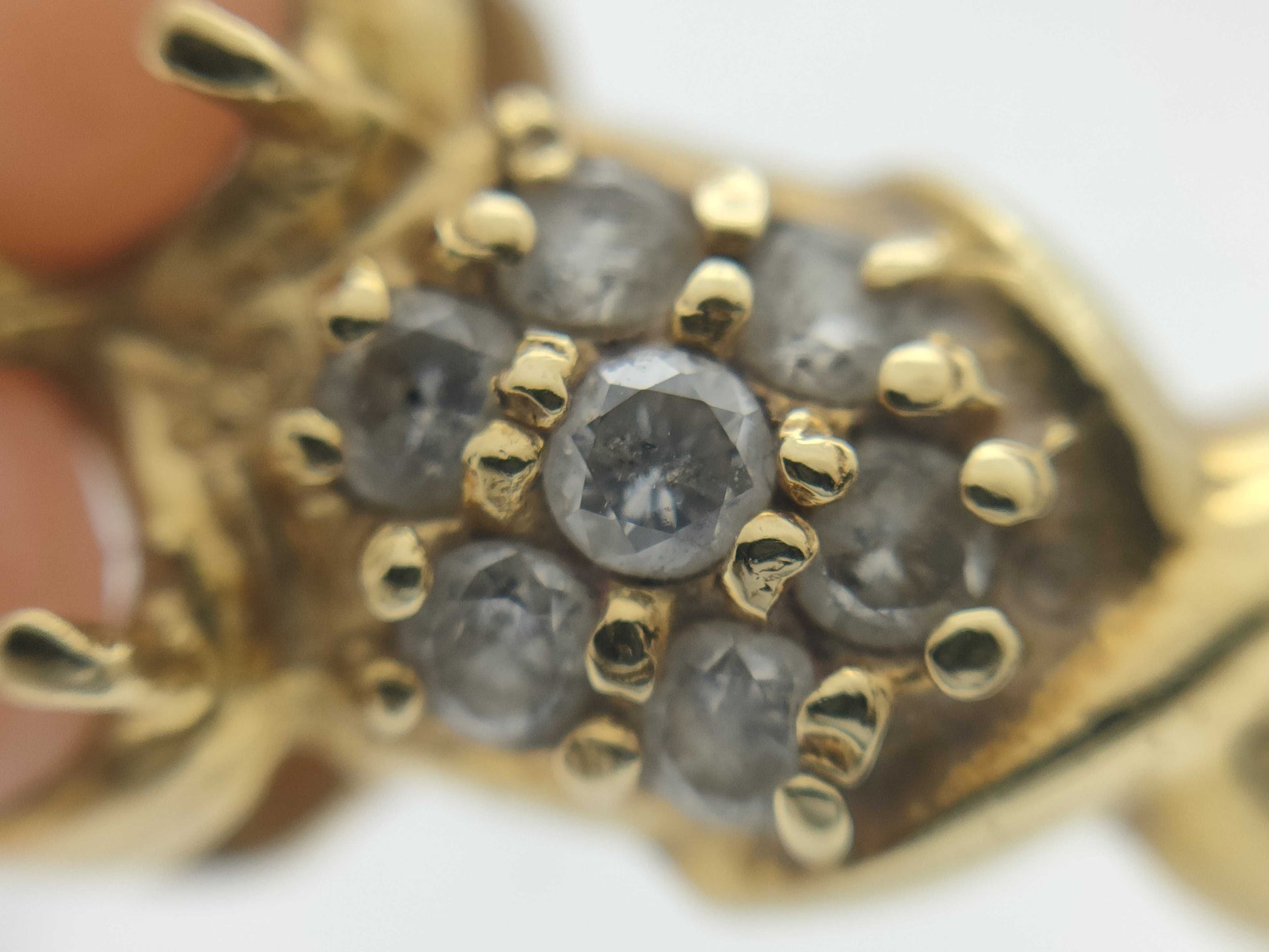 Colored Stone D0.33ct K18 4.2g Ring 