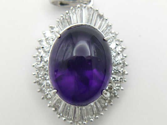 AM3.59ct D1.35ct Pt900 9.7g Pendant Top 