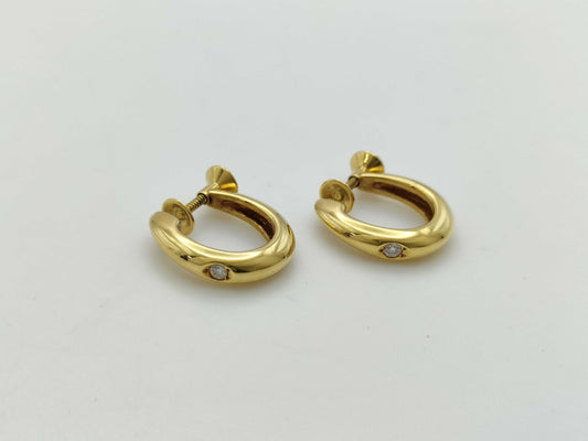 MIKIMOTO K18 6.7g Earrings 