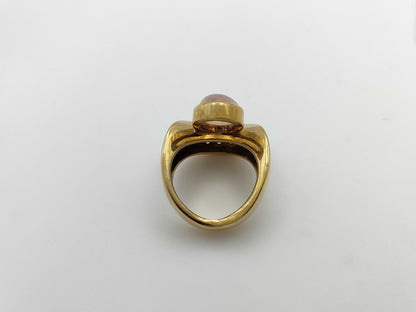 Opal and Diamond 18K 9.7g Ring 