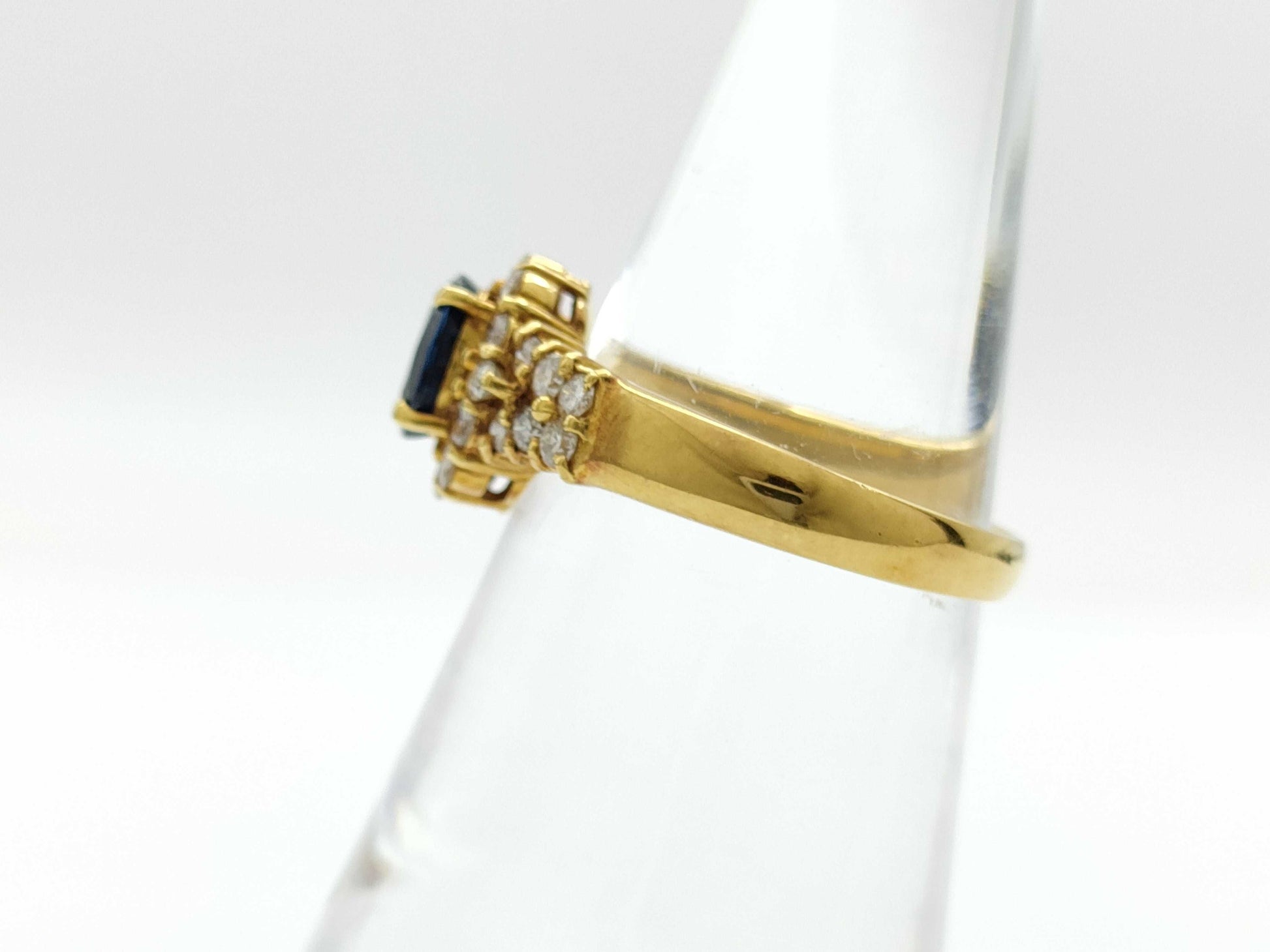 S 0.83ct D 0.50ct K18 4.2g Ring 