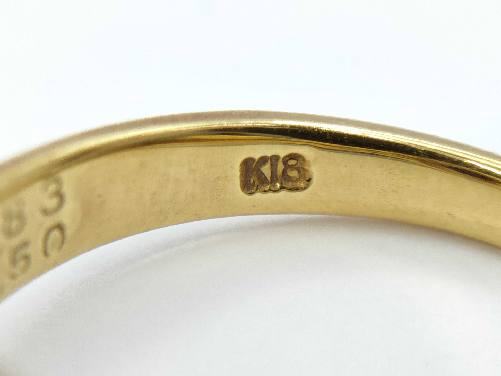 S 0.83ct D 0.50ct K18 4.2g Ring 