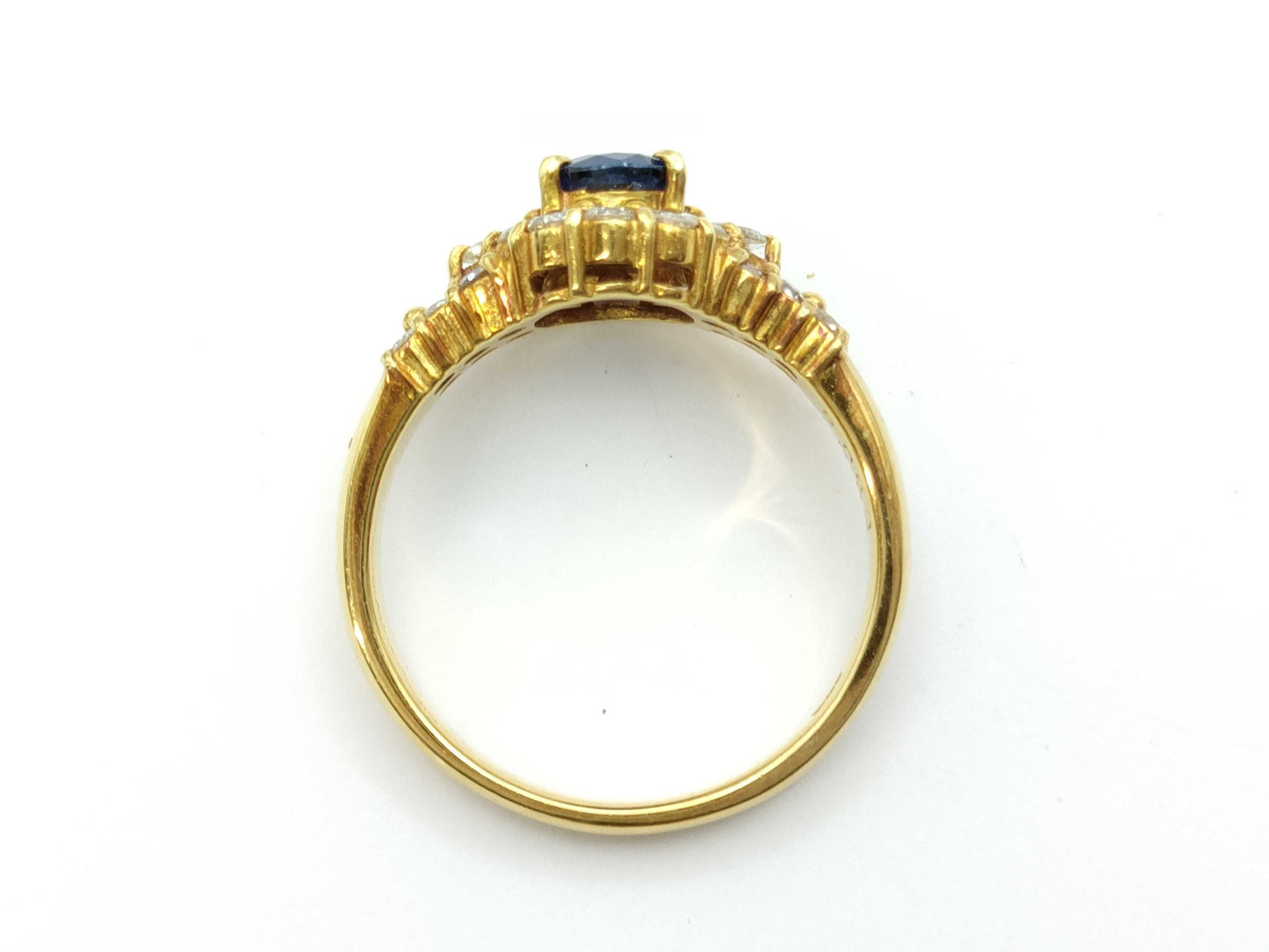 S 0.83ct D 0.50ct K18 4.2g Ring 