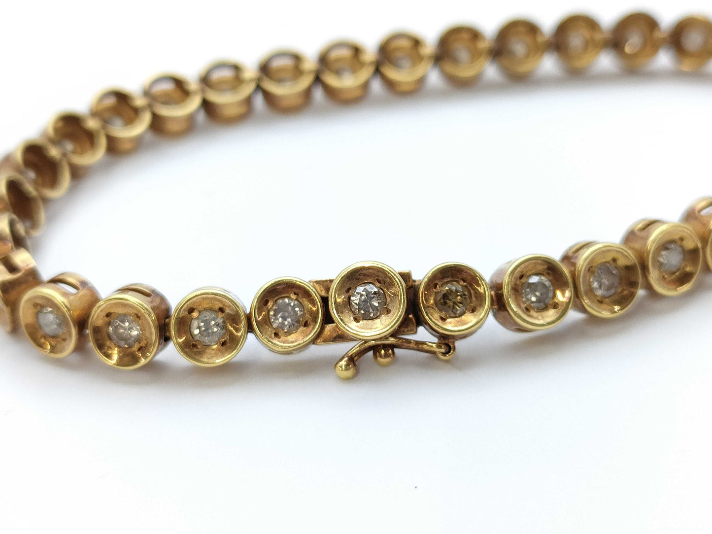D3.00ct K18 18.8g Bracelet/Bangle 