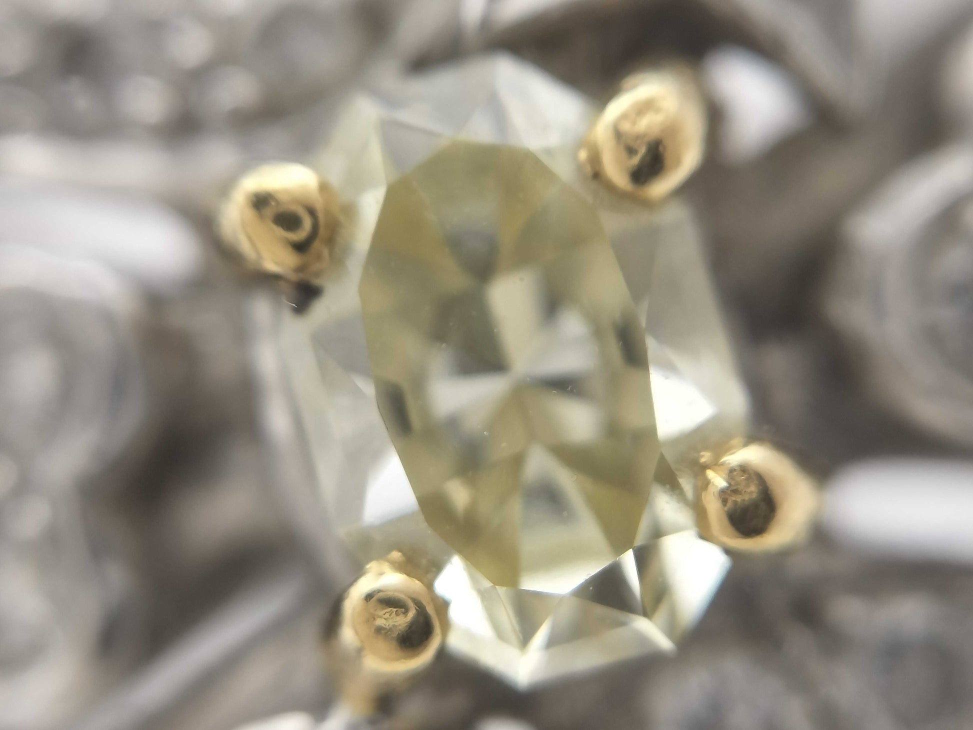 D0.78ct/0.44ct PT900/K18 15.4g Ring 