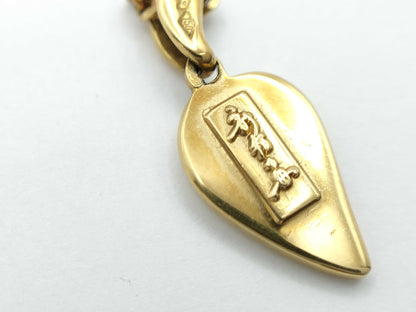 Colored Stone Necklace, 18K Gold, 10.5g 