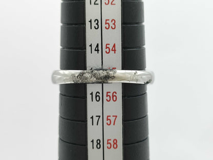 Pearl Ring, Diameter: Approx. 14.4mm, D0.22ct, Pt900, 11.8g 