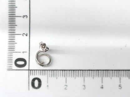 Ponte Vecchio D0.12ct K18WG 1.2g Earrings 