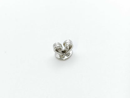 Ponte Vecchio D0.12ct K18WG 1.2g Earrings 