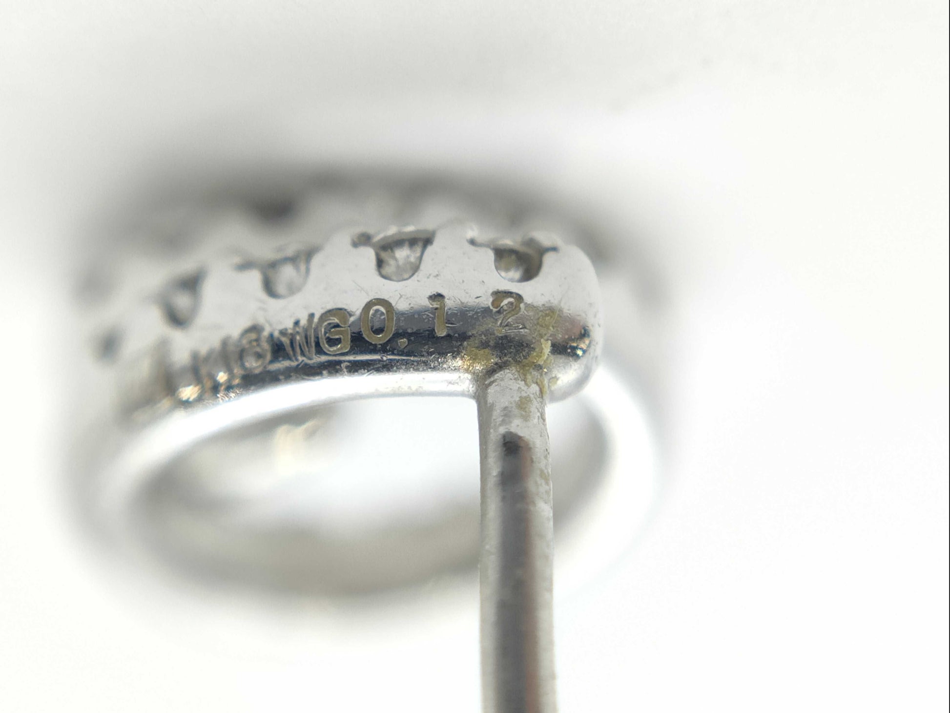 Ponte Vecchio D0.12ct K18WG 1.2g Earrings 