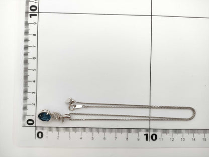 BT3.90ct D0.30ct K18WG 6.2g Necklace 