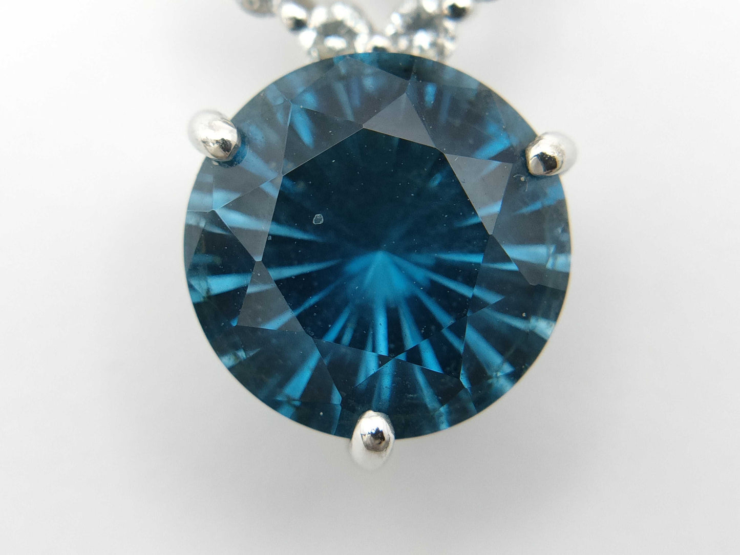 BT3.90ct D0.30ct K18WG 6.2g Necklace 