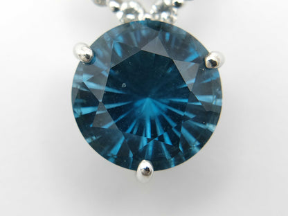 BT3.90ct D0.30ct K18WG 6.2g Necklace 