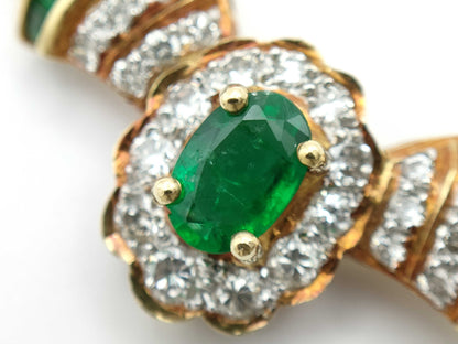 E0.51/1.01ct D0.97ct K18 15.8g Necklace 