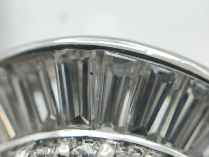 Pearl Ring, Diameter: Approx. 14.3mm, D1.95ct, Pt900, 19.4g 