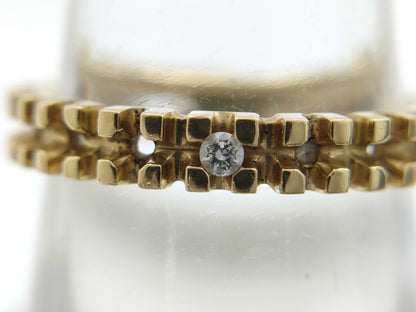 ISIR D0.02ct K18 2.4g Ring 