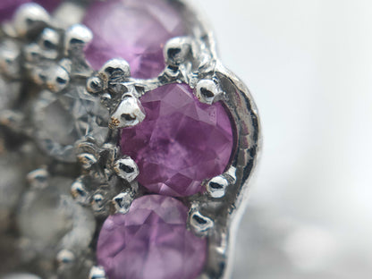 MIKIMOTO Colored Stone 1.06ct D0.79ct K18 13.0g Ring 