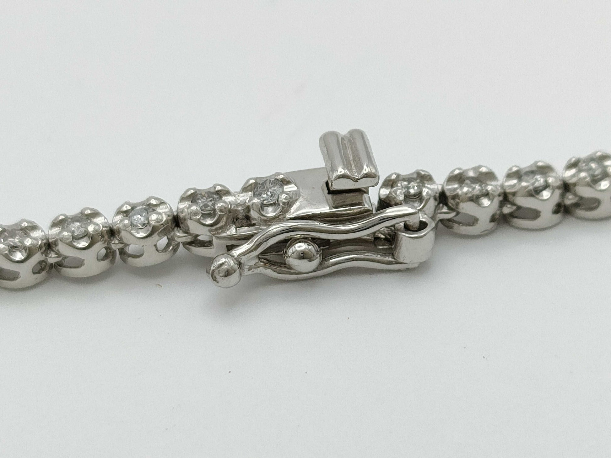 D3.0ct K18WG 13.2g Necklace 