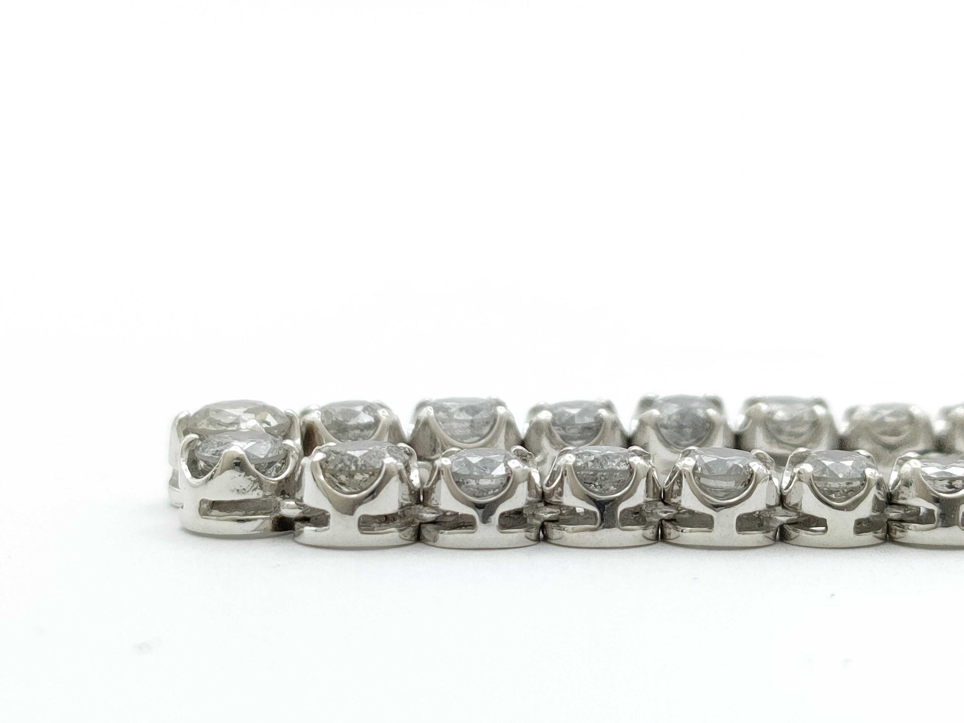 D3.0ct K18WG 13.2g Necklace 