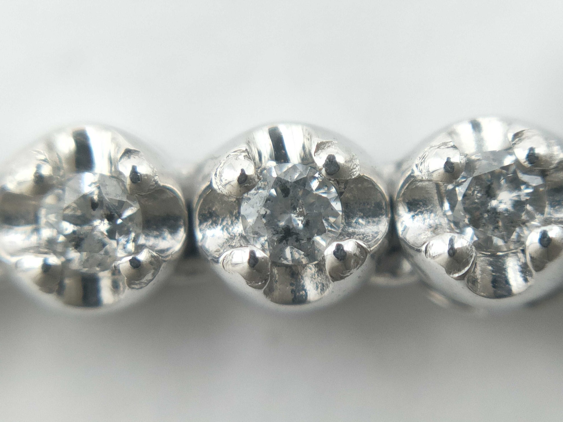 D3.0ct K18WG 13.2g Necklace 