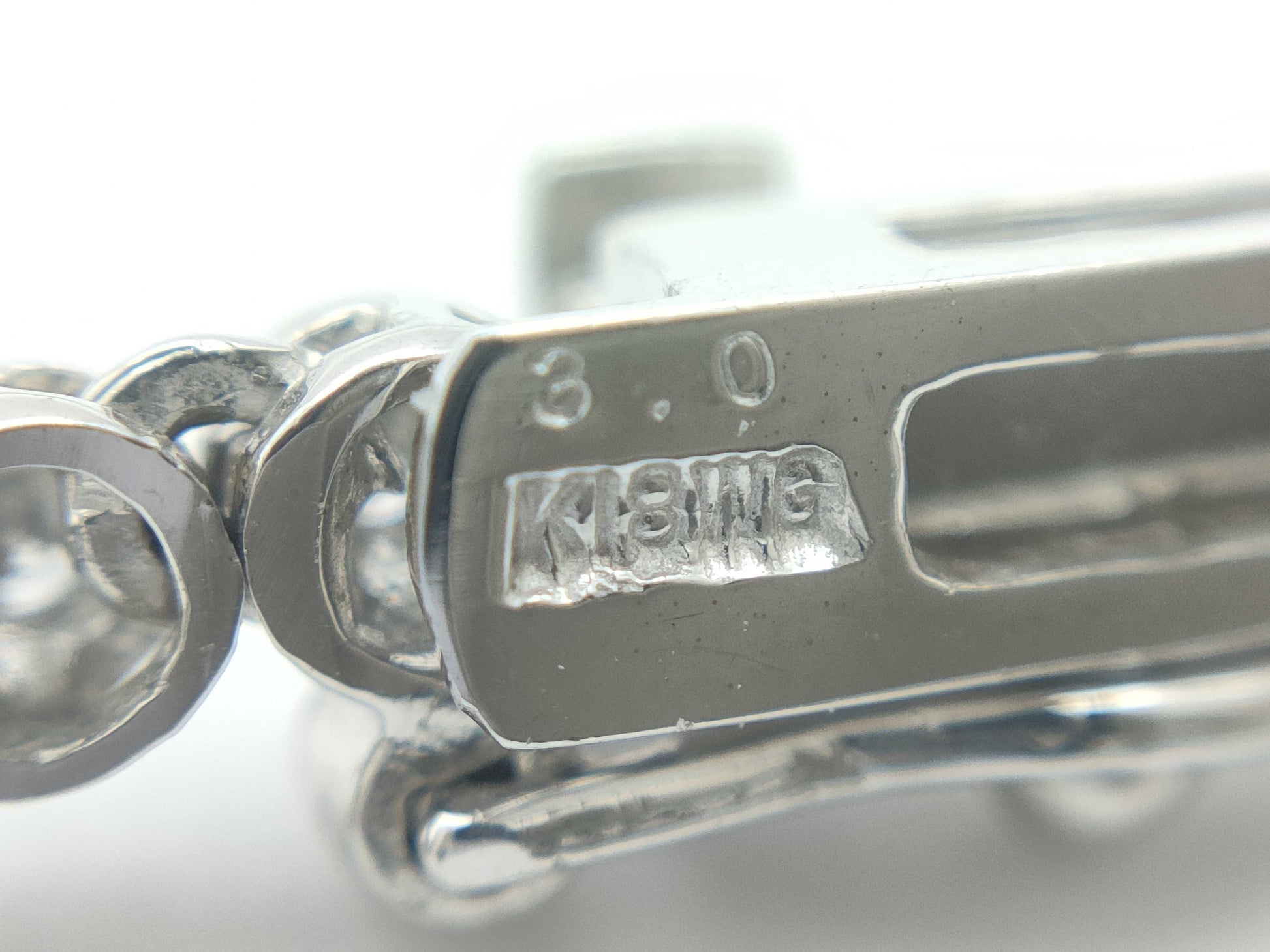 D3.0ct K18WG 13.2g Necklace 