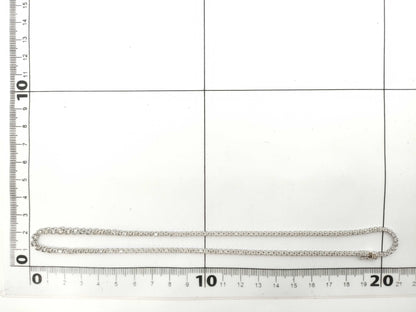 D3.0ct K18WG 13.2g Necklace 