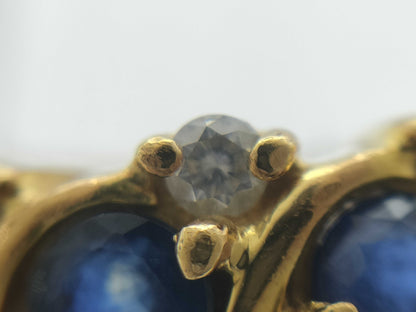 S 0.94ct D 0.24ct K18 4.2g Ring 