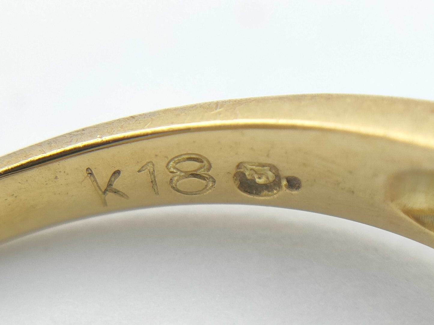 S 0.94ct D 0.24ct K18 4.2g Ring 