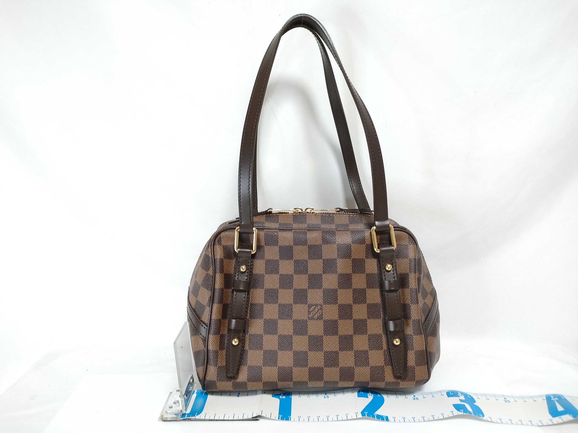LOUIS VUITTON RFID Unverified FL4191 Damier Louis Vuitton Boston Bag Rivington PM Handbag