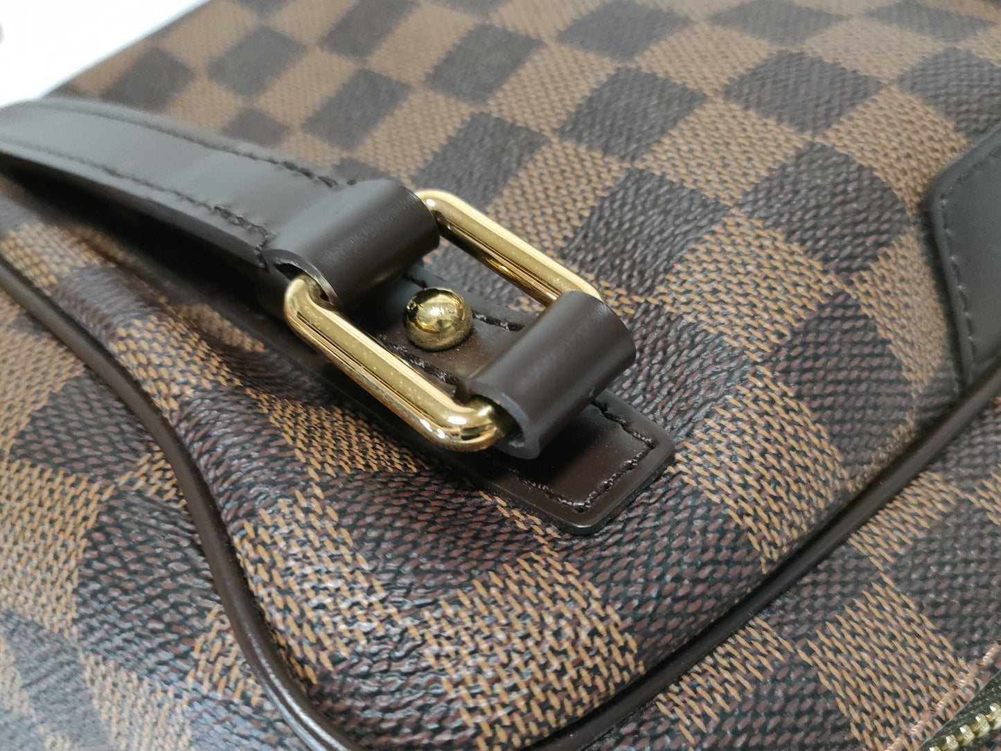 LOUIS VUITTON RFID Unverified FL4191 Damier Louis Vuitton Boston Bag Rivington PM Handbag
