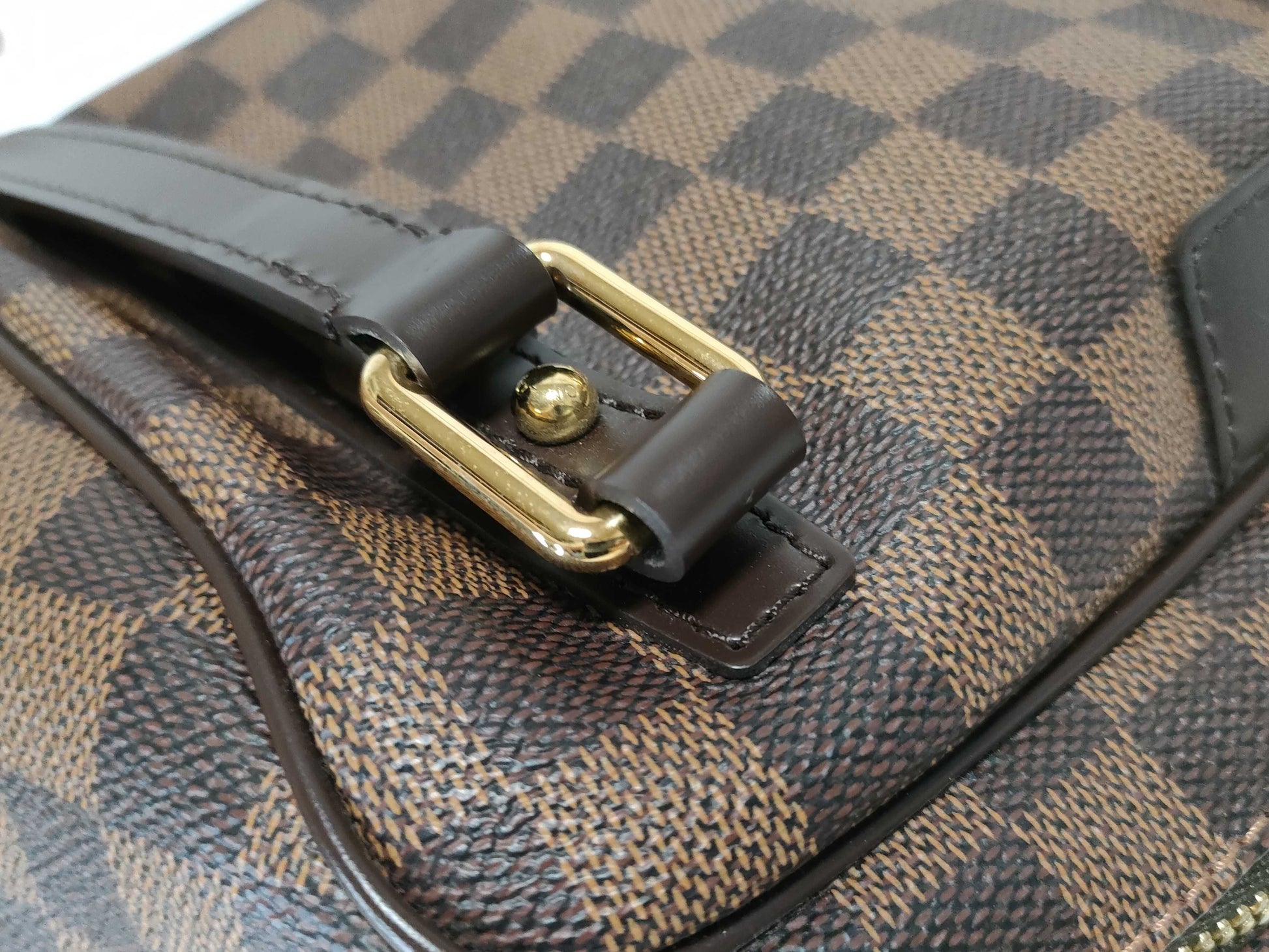 LOUIS VUITTON RFID Unverified FL4191 Damier Louis Vuitton Boston Bag Rivington PM Handbag