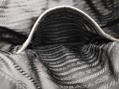 PRADA Prada Handbag Quilted Nylon Black BN1543 Handbag