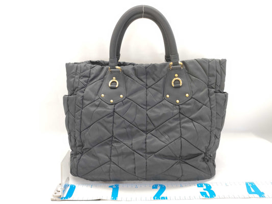 PRADA Prada Handbag Quilted Nylon Black BN1543 Handbag