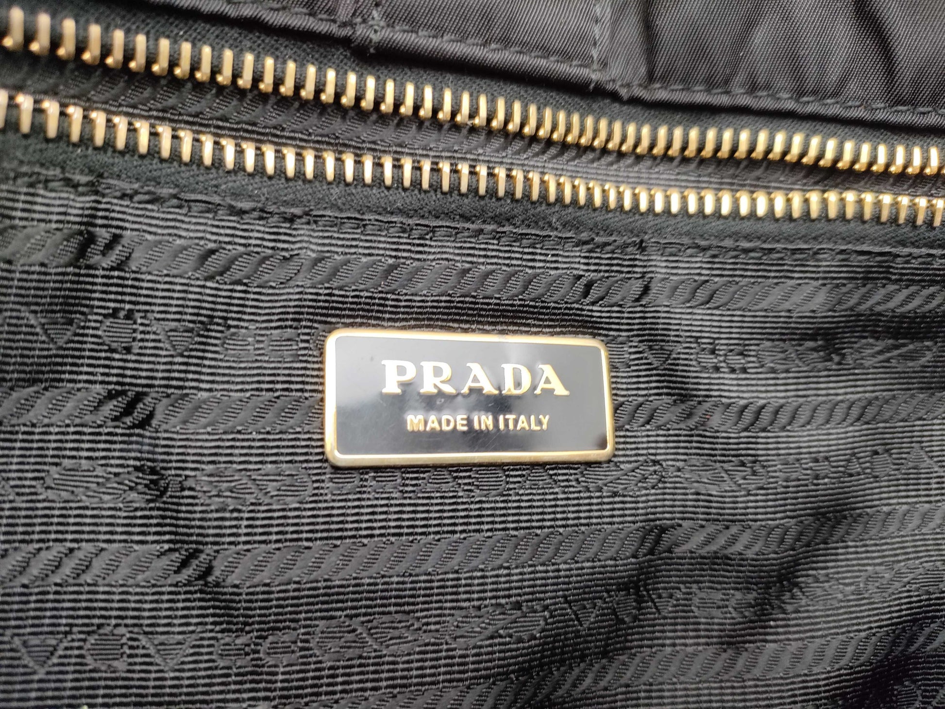 PRADA Prada Handbag Quilted Nylon Black BN1543 Handbag