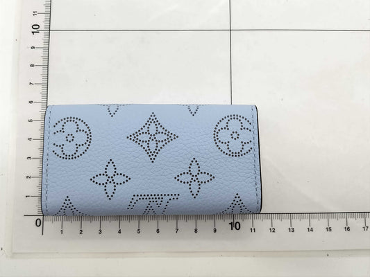 LOUIS VUITTON RFID Unverifiable Mahina Louis Vuitton M81706 Mahina Multicle 4 Key Case Blue LV Monogram Leather Japan Exclusive Color Key Case/Key Holder