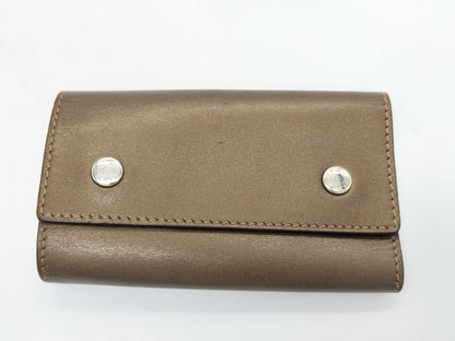 HERMES □H Stamp Hermès Serie Key Case 6-Ring Brown □H Key Case/Key Holder