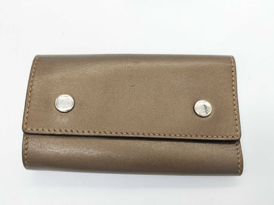 HERMES □H Stamp Hermès Serie Key Case 6-Ring Brown □H Key Case/Key Holder